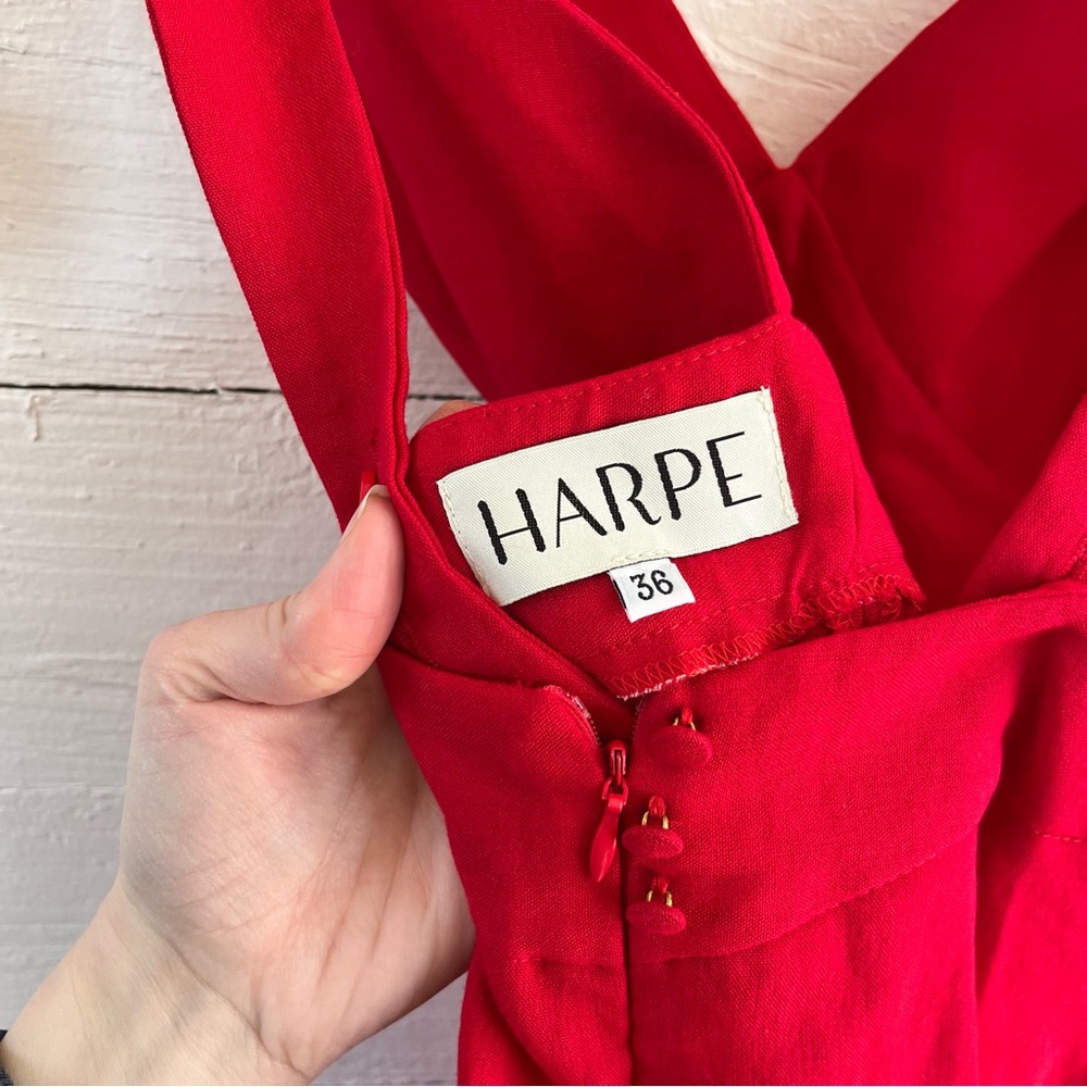 Designer Red Dress - Picture 5 of 11